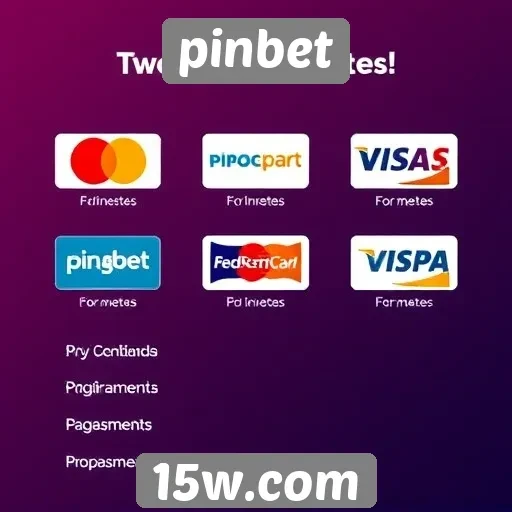 Métodos de pagamento disponíveis no pinbet