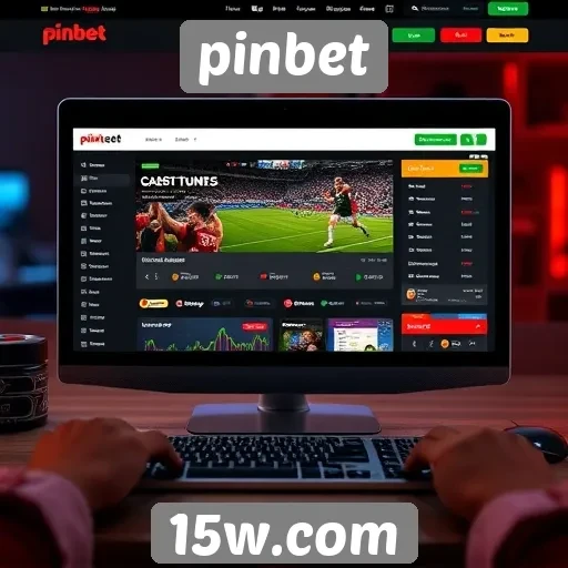 Análise da interface do usuário do site pinbet